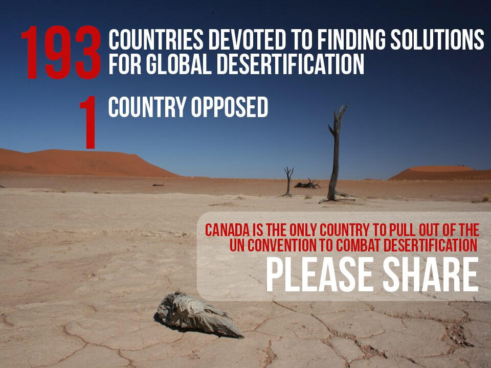 Canada pulls out of UN desertification working group